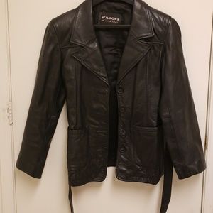 Womens leather jacket